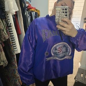 Vintage Myrtle Beach Iridescence Purple/Blue Windbreaker